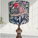 ijustlovethatfabric Lampshade Gang Gang Cockatoo - navy